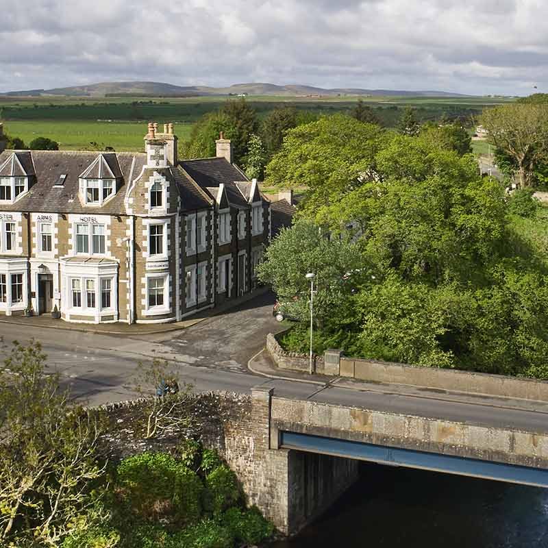 Exterior view of the Ulbster Arms Hotel