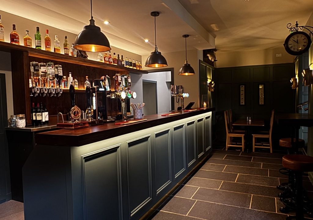 Ulbster Arms Hotel renovated bar